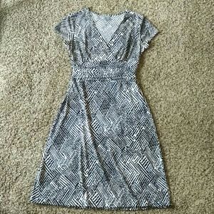 Ann Taylor | Black and White Dress